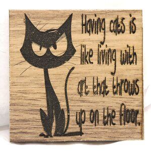 Coaster - Cat Art